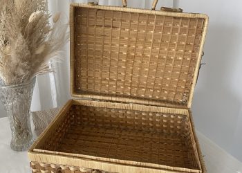 Koffer Rattan set_groß