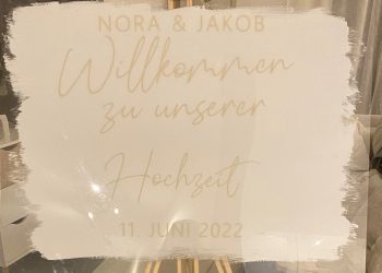Willkommensschild